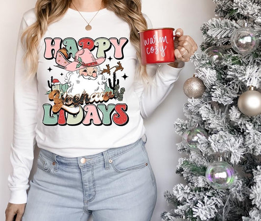 Happy Yeehawlidays DTF Transfer