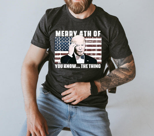 Merry 4th of July DTF Transfer