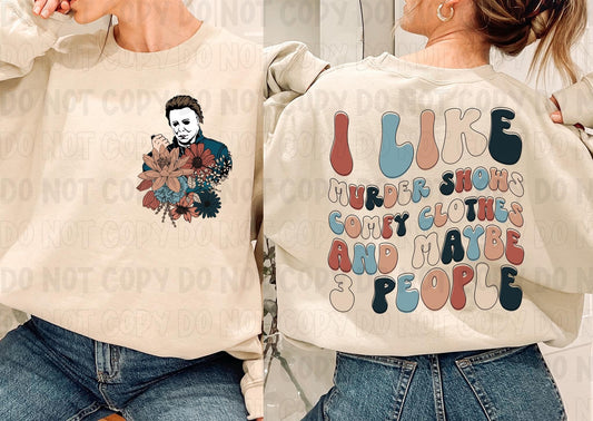 Murder Shows & Comfy Clothes DTF Transfer