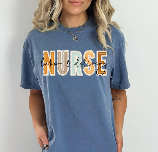 Labor and Delivery Nurse DTF Transfer