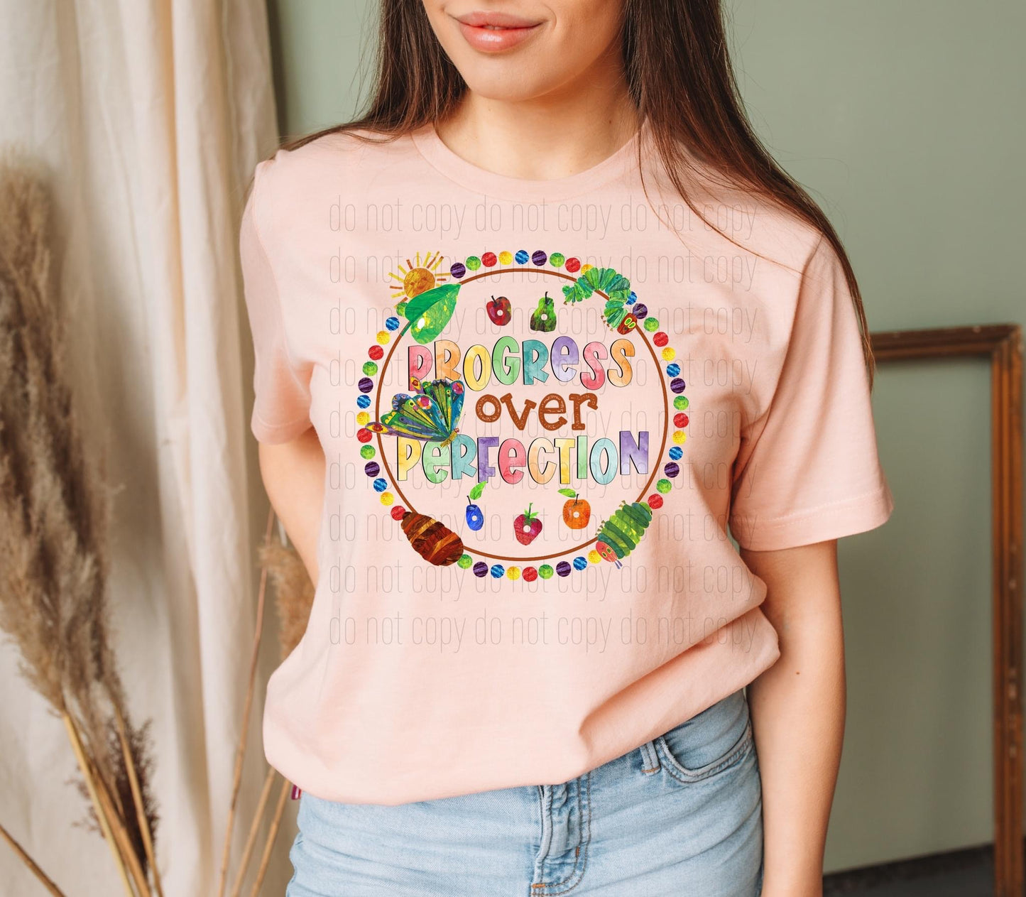 Progress Over Perfection DTF Transfer