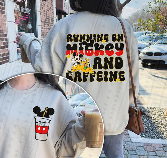 Mickey & Caffeine DTF Transfer