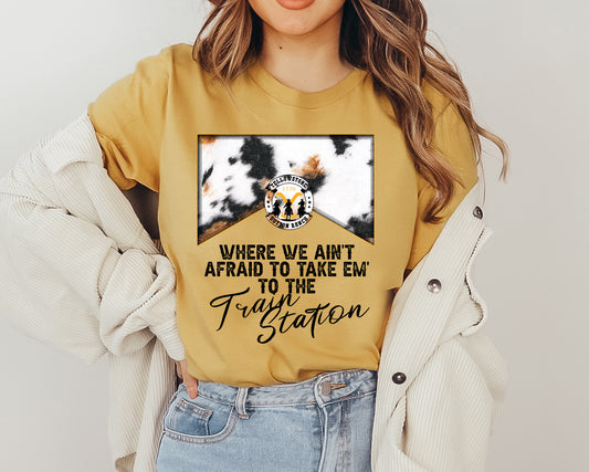 Wrangler Train Station DTF Transfer