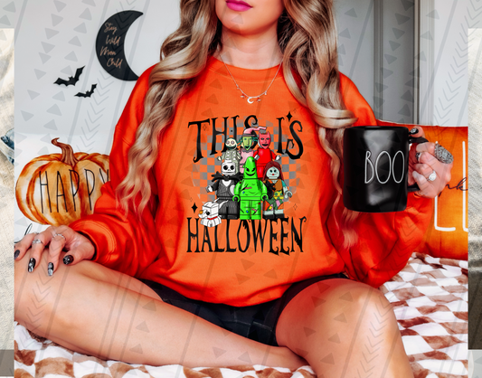 This Is Halloween Lego DTF Transfer