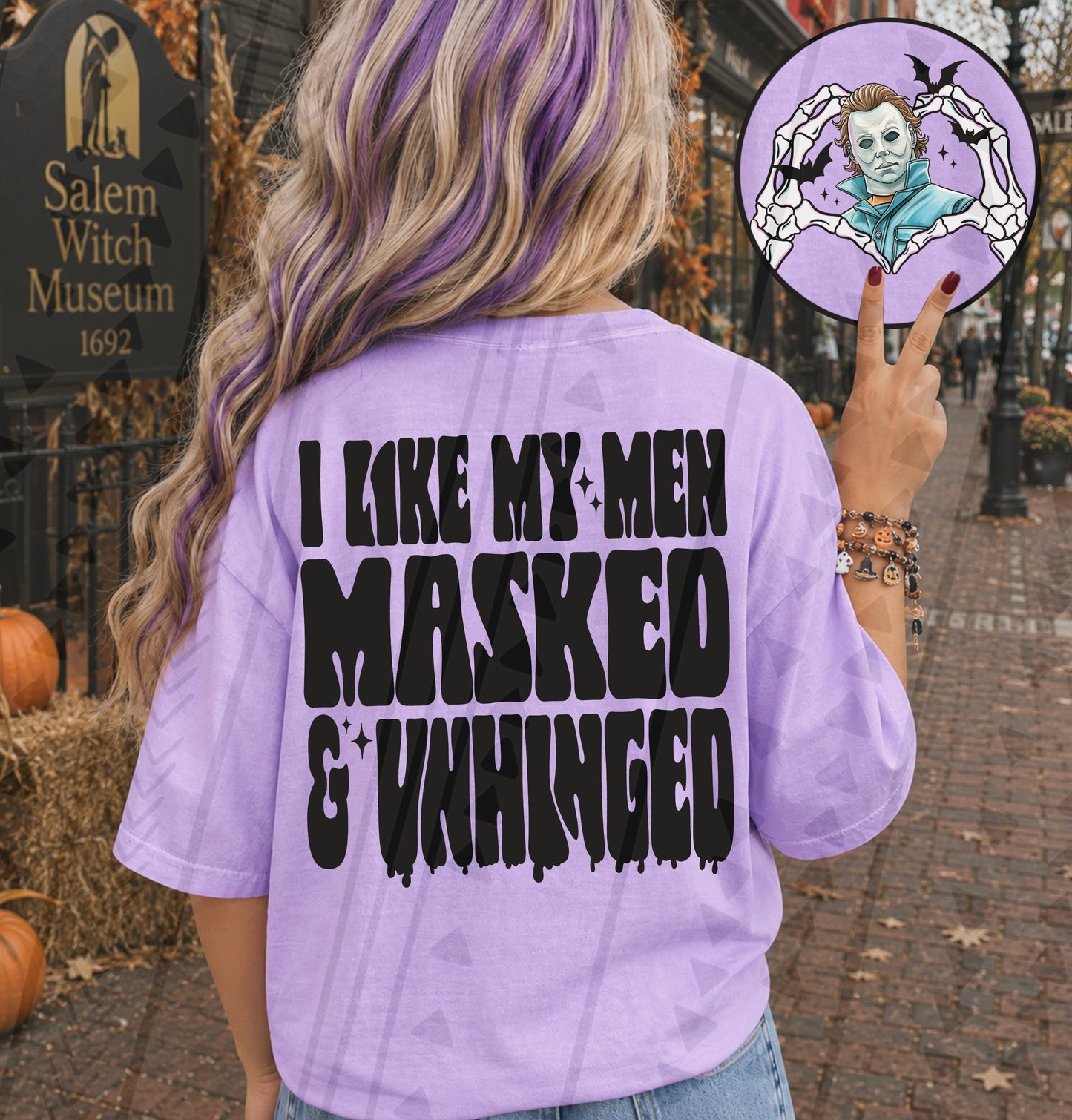Masked & Unhinged DTF Transfer