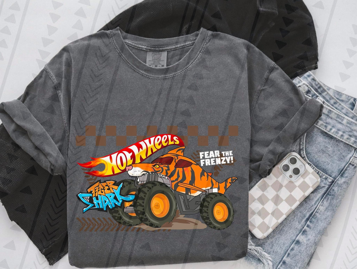 HW Monster Trucks (Multiple Options) DTF Transfer