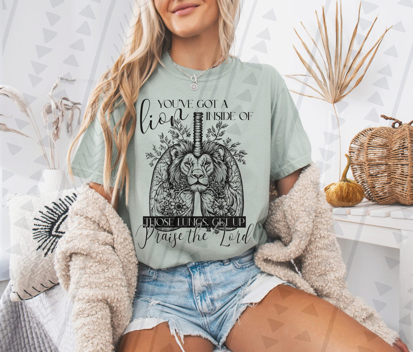 Lion Inside Of Those Lungs DTF Transfer