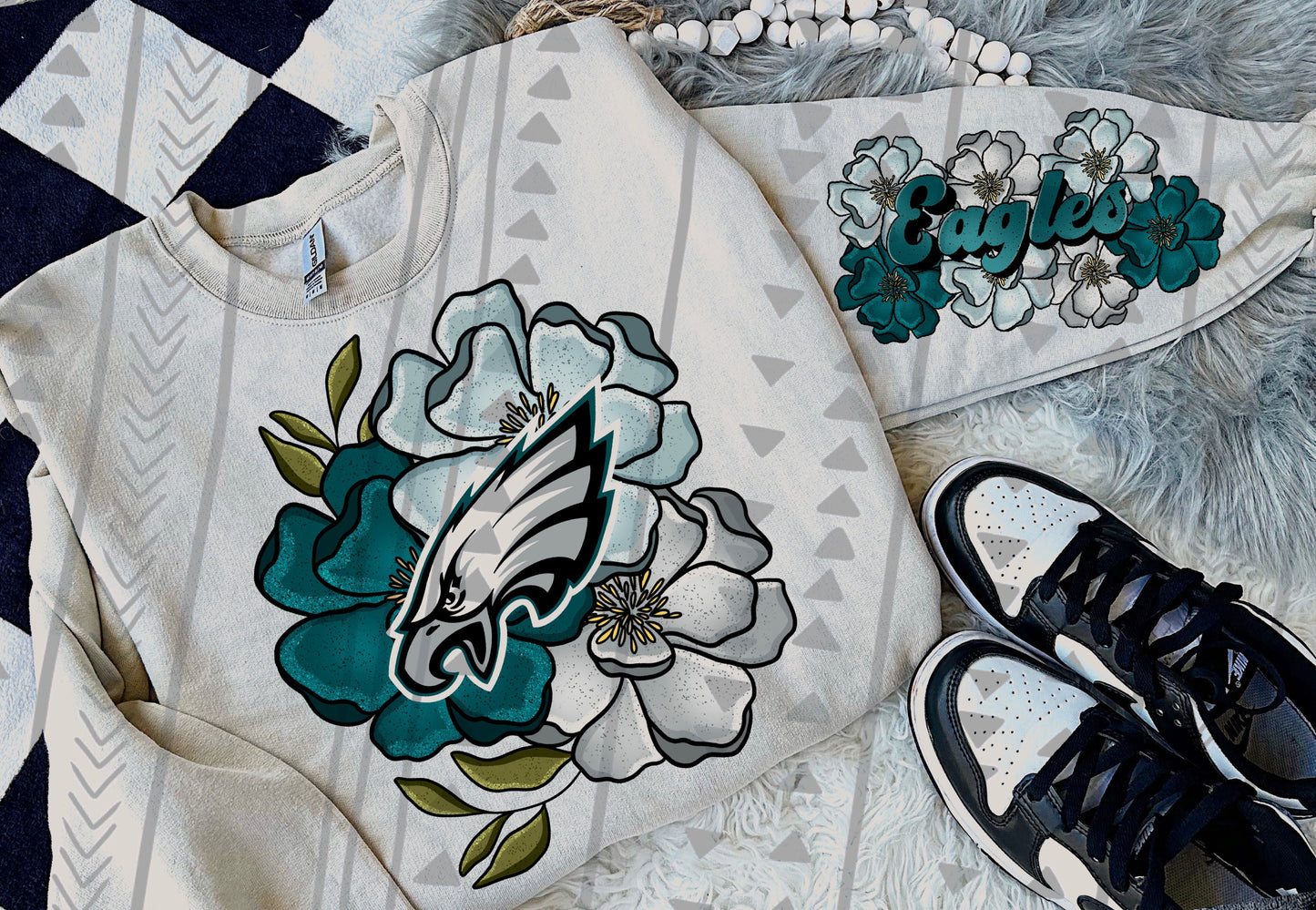 Floral NFL DTF Transfer