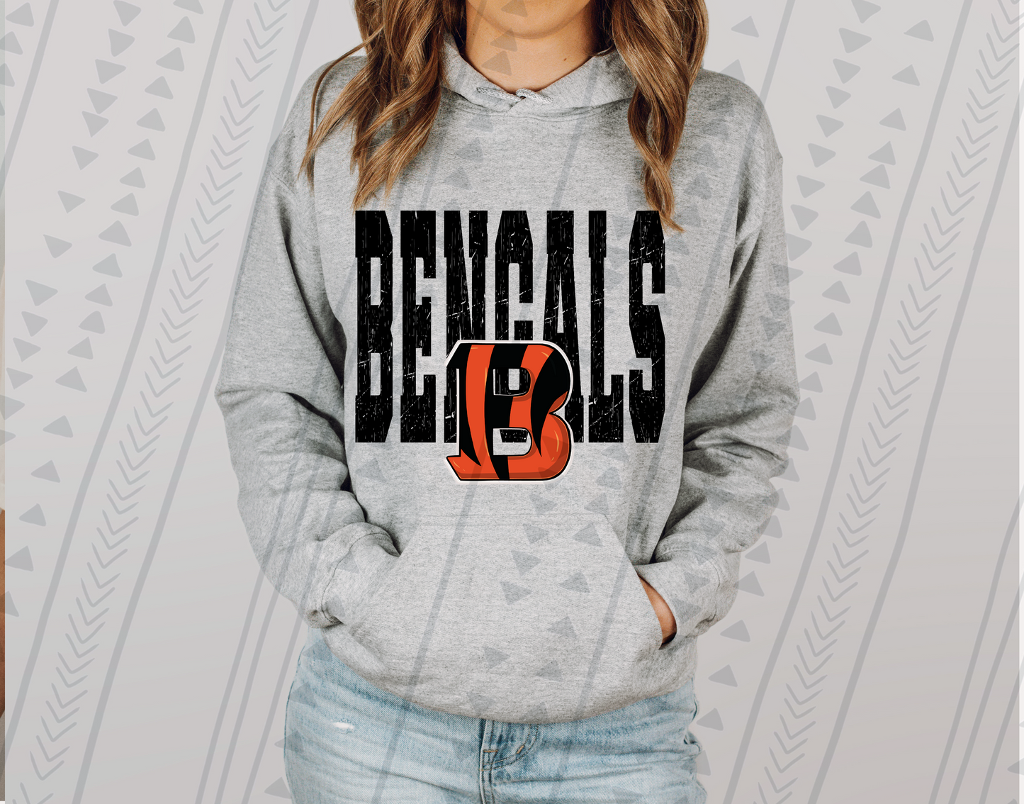 Simple Distressed NFL (All 32 Teams) DTF Transfer
