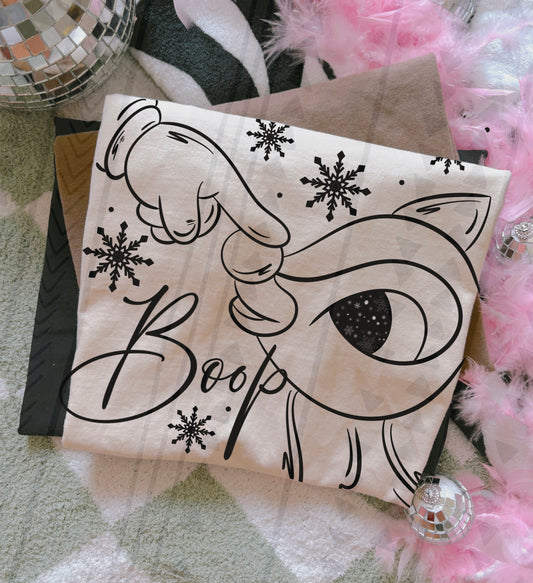 Boop Rudolph  DTF Transfer