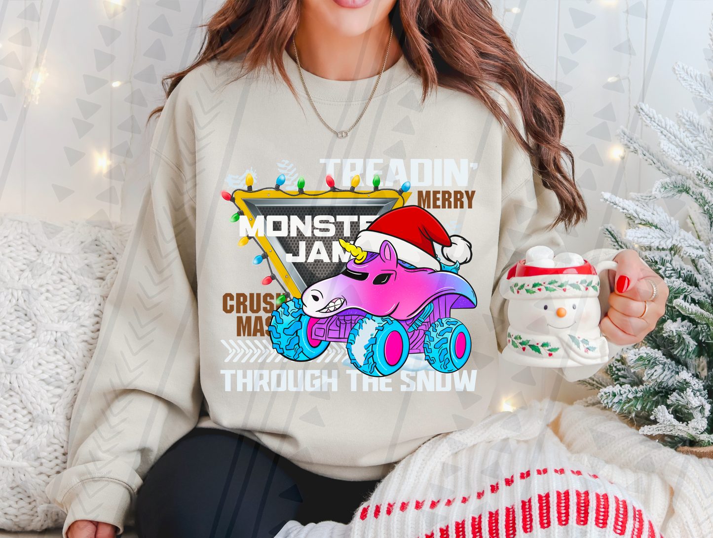 Treadin Through the Snow MJ DTF Transfer