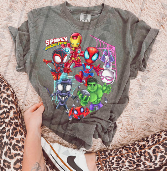 Spidey & Friends DTF Transfer