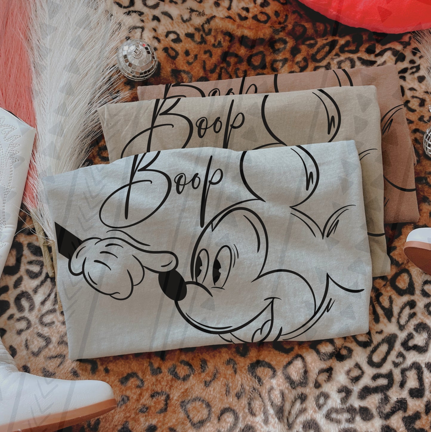 Boop Mickey DTF Transfer