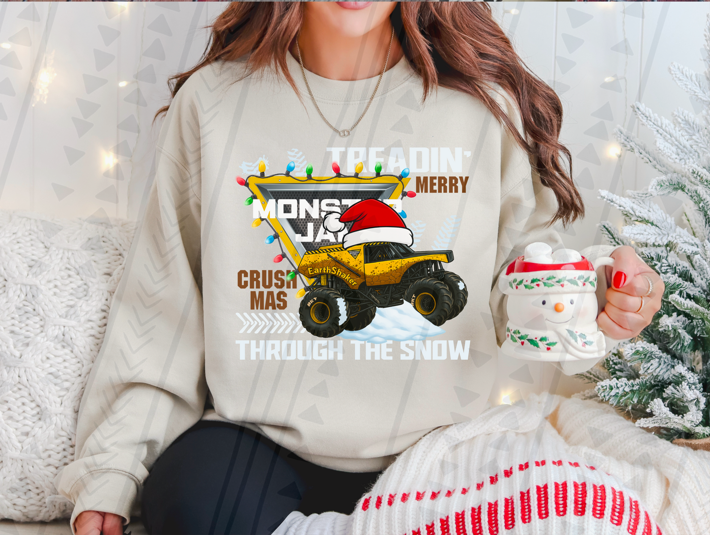 Treadin Through the Snow MJ DTF Transfer