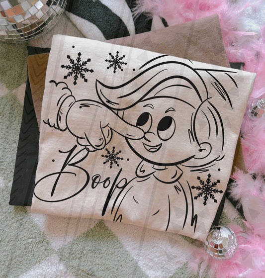 Boop Hermey Elf DTF Transfer