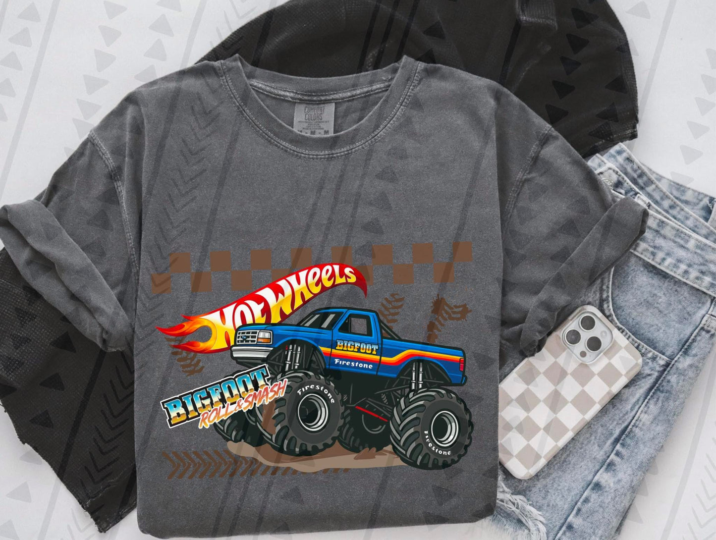 HW Monster Trucks (Multiple Options) DTF Transfer