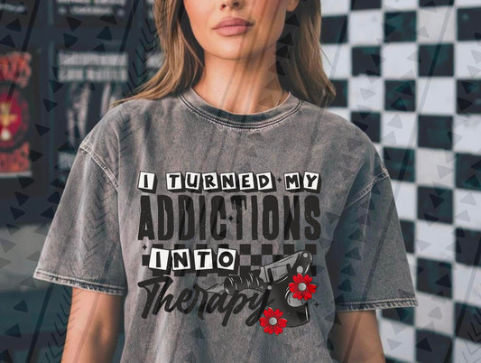 Addictions into Therapy DTF Transfer
