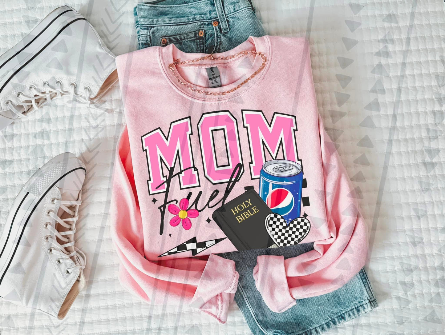 Mom Fuel - Bible DTF Transfer