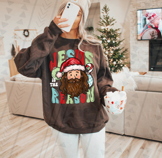 Doodle Jesus is the Reason DTF Transfer