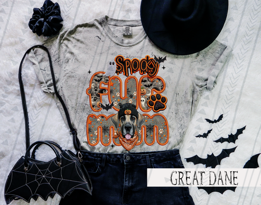 Spooky Fur Mom -  Great Dane DTF Transfer