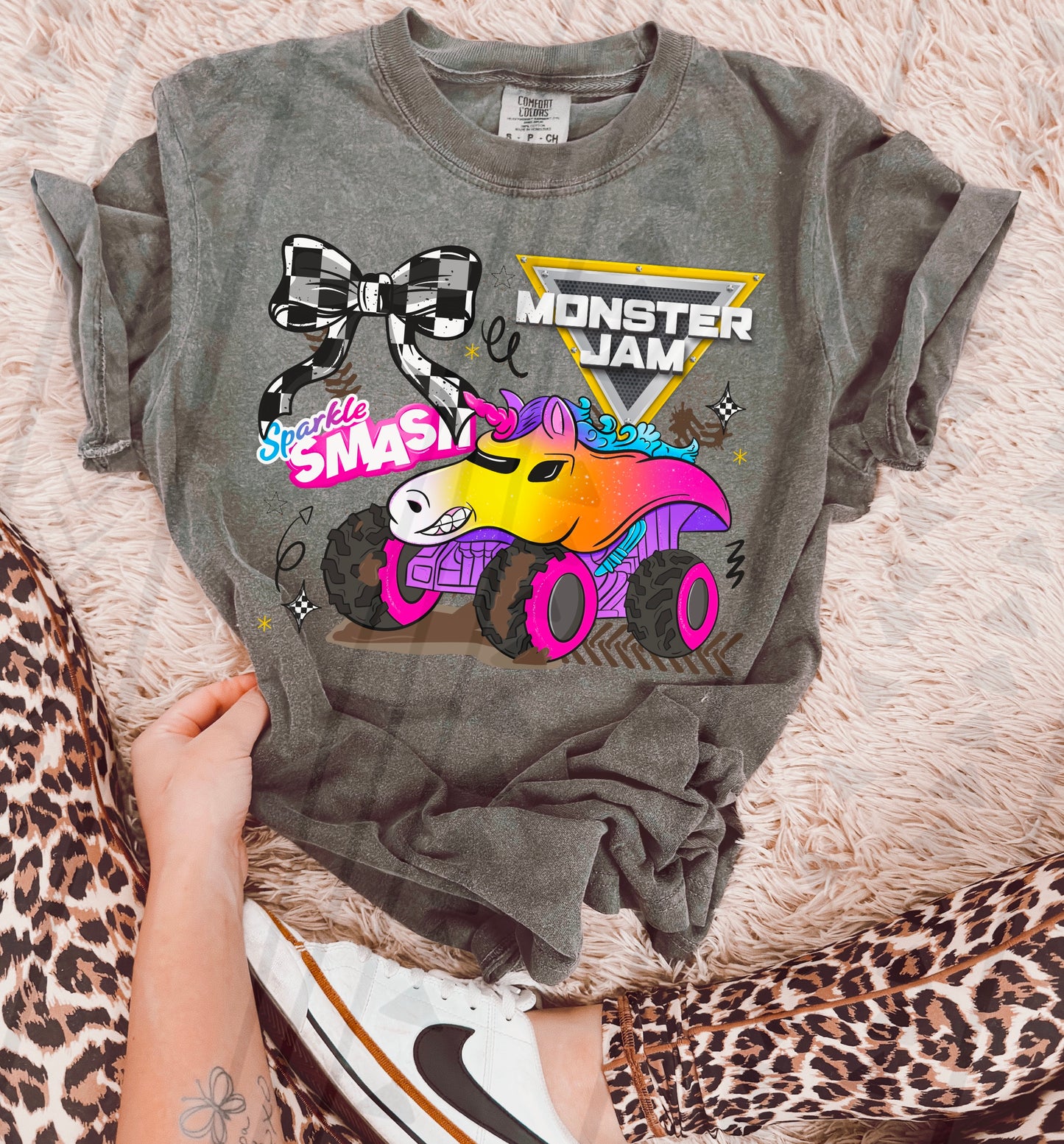 Monster Jam Bow (Multiple Options) DTF Transfer