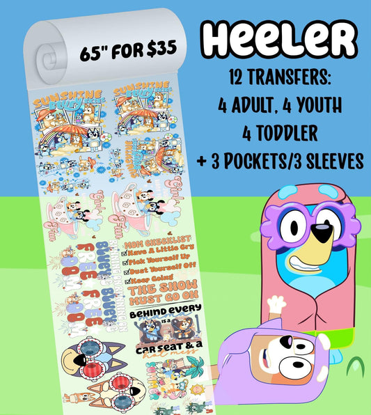 Heeler Gang Sheet