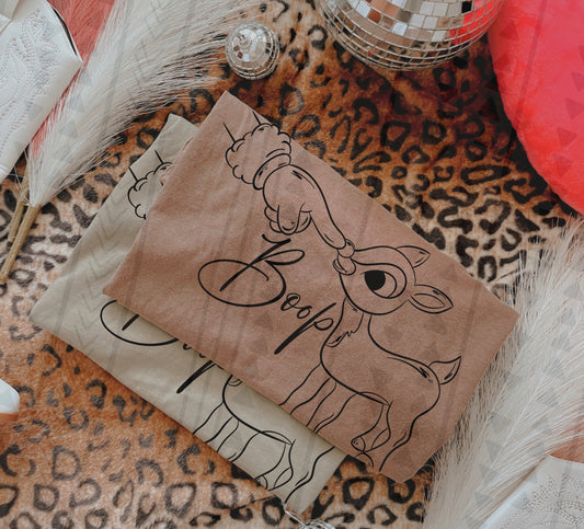 Boop Rudolph DTF Transfer