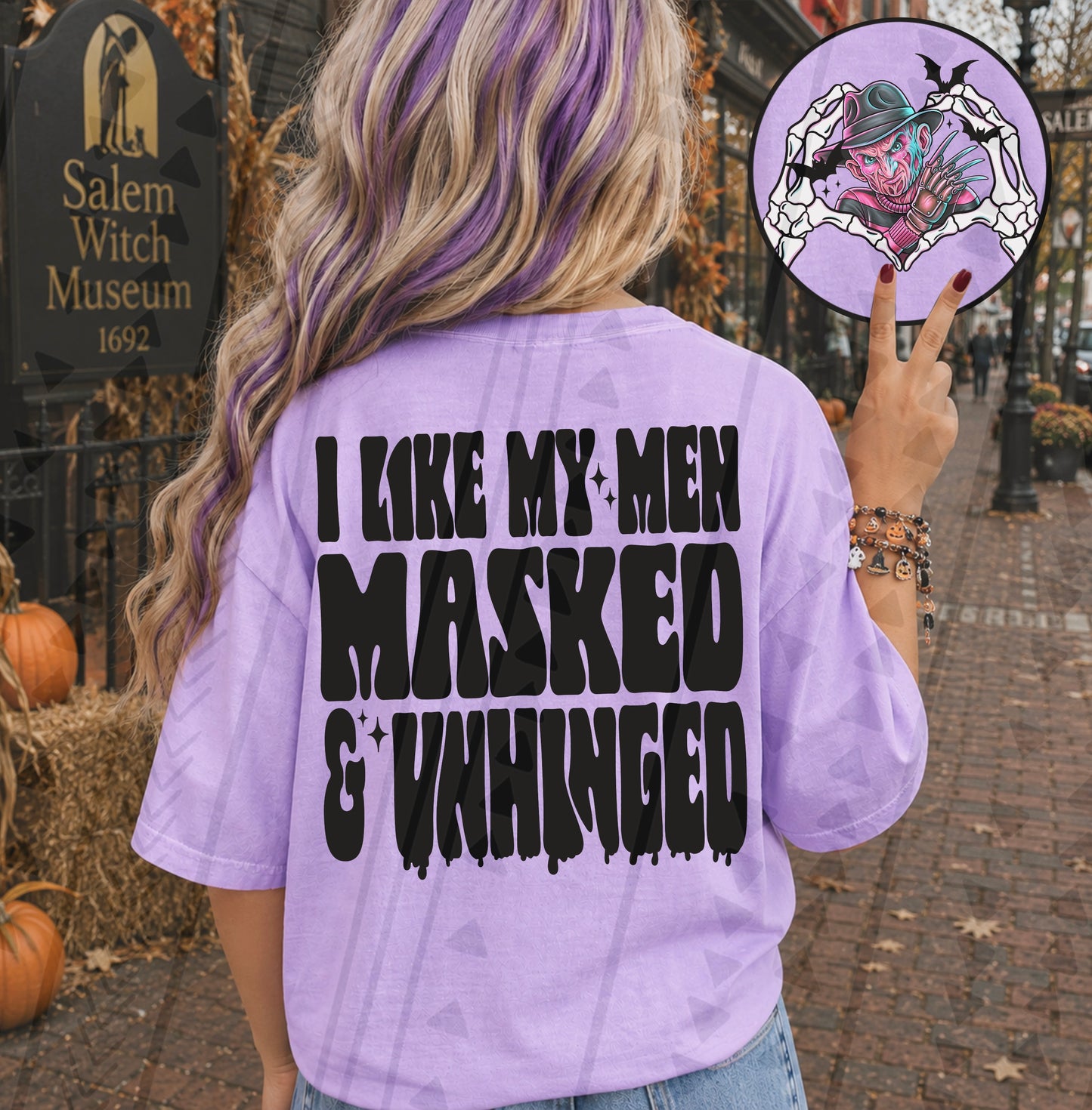 Masked & Unhinged DTF Transfer