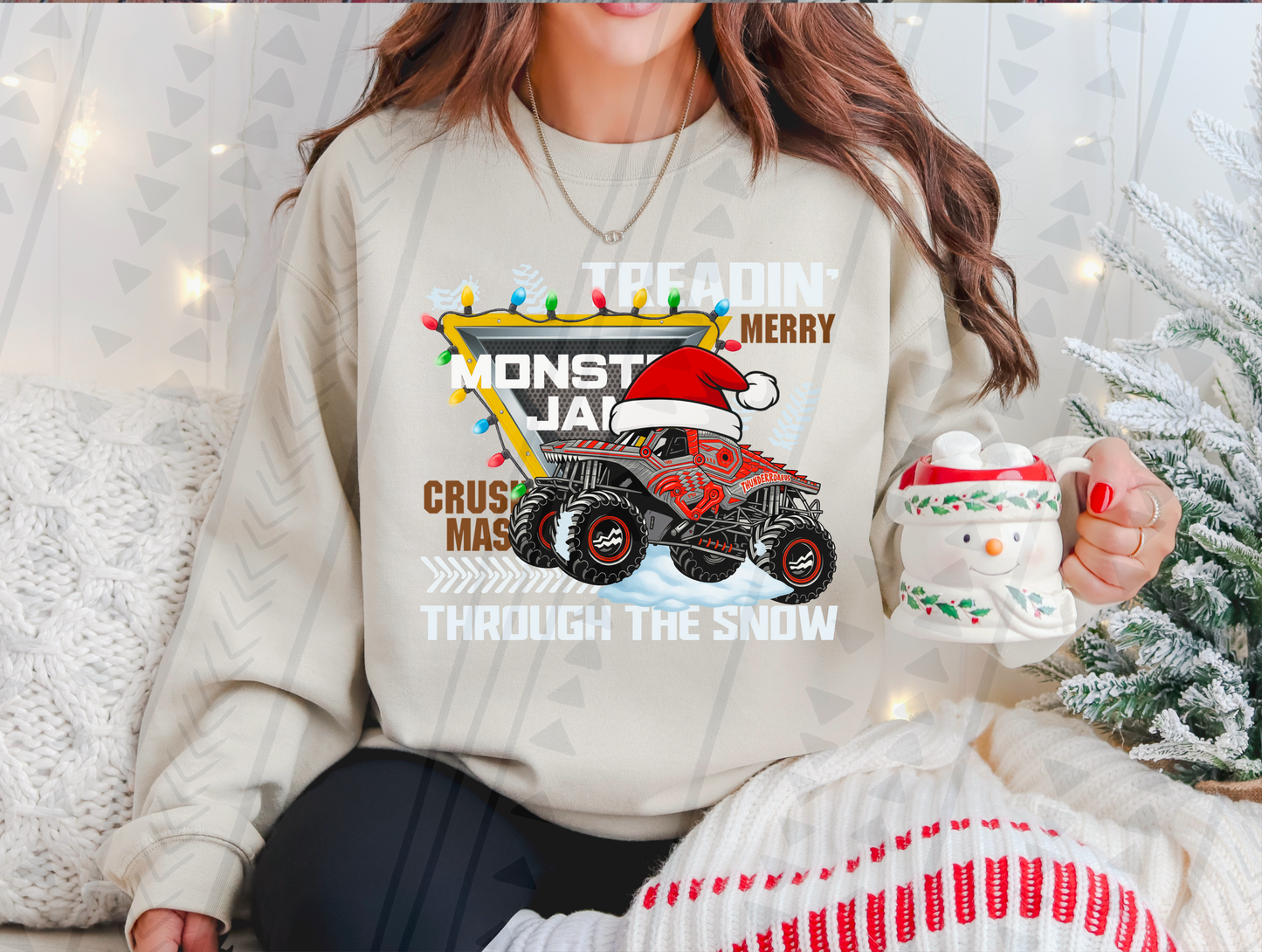 Treadin Through the Snow MJ DTF Transfer