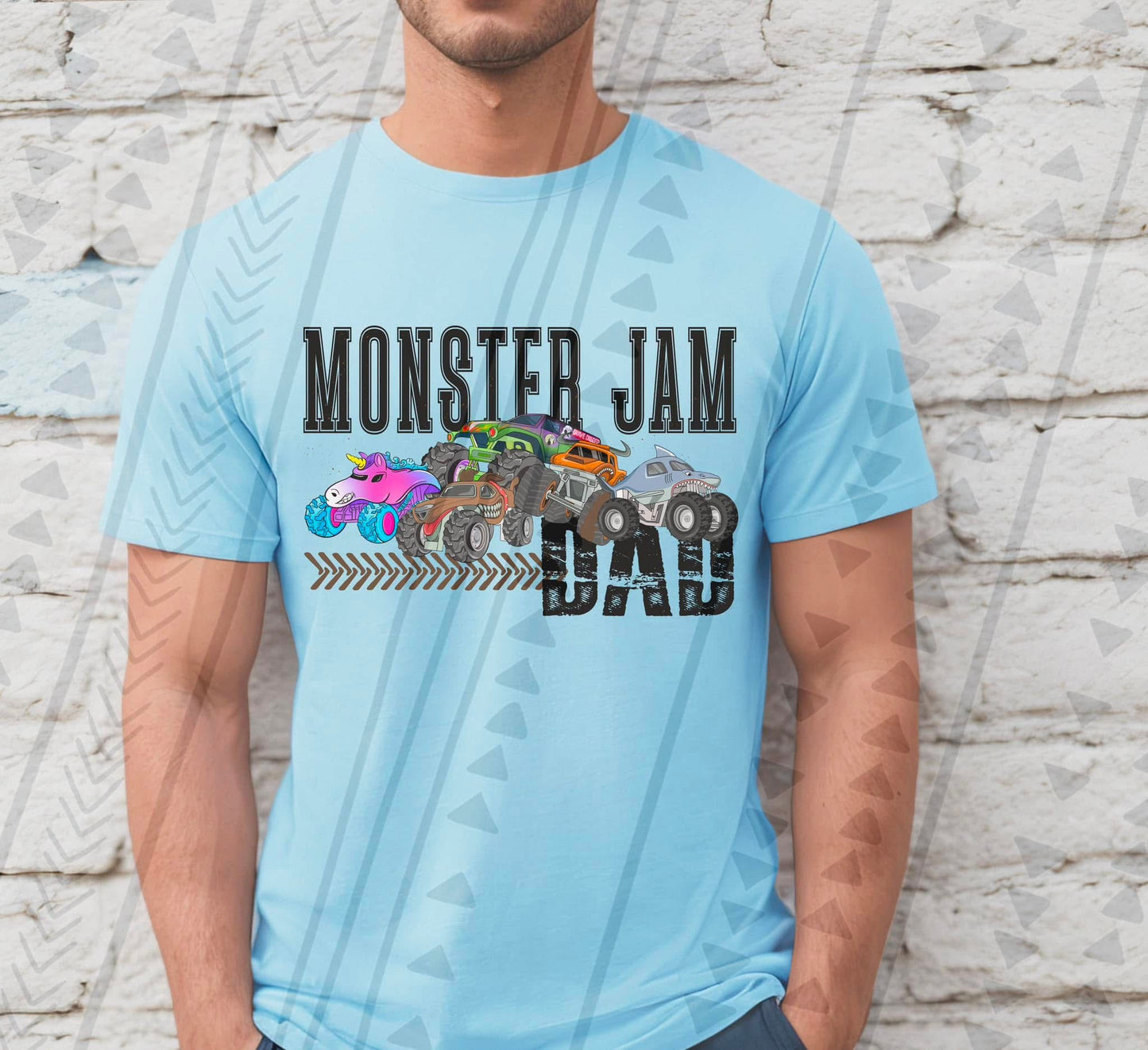 Monster Jam Dad DTF Transfer
