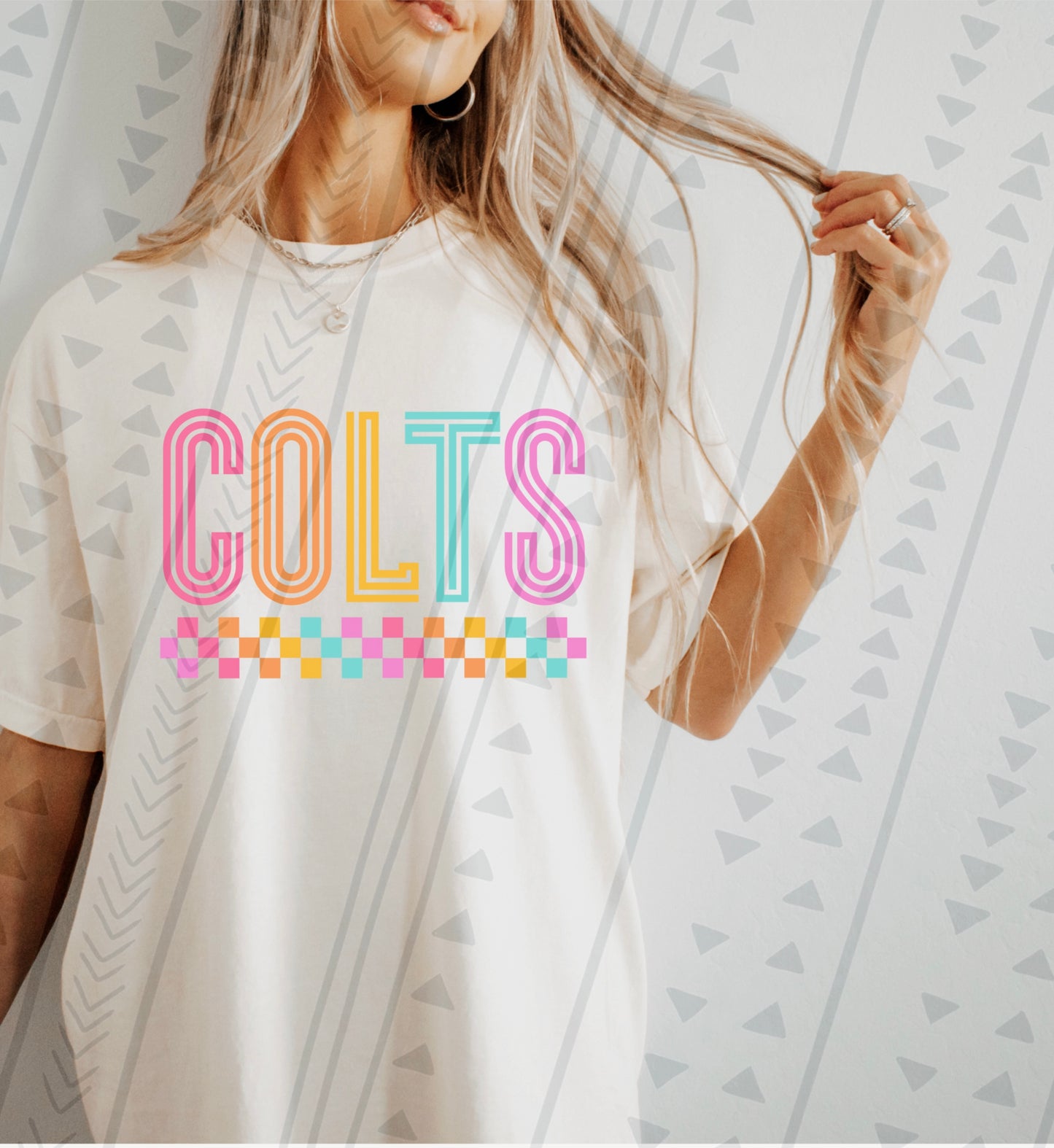 Colorful Mascot Custom DTF Transfer