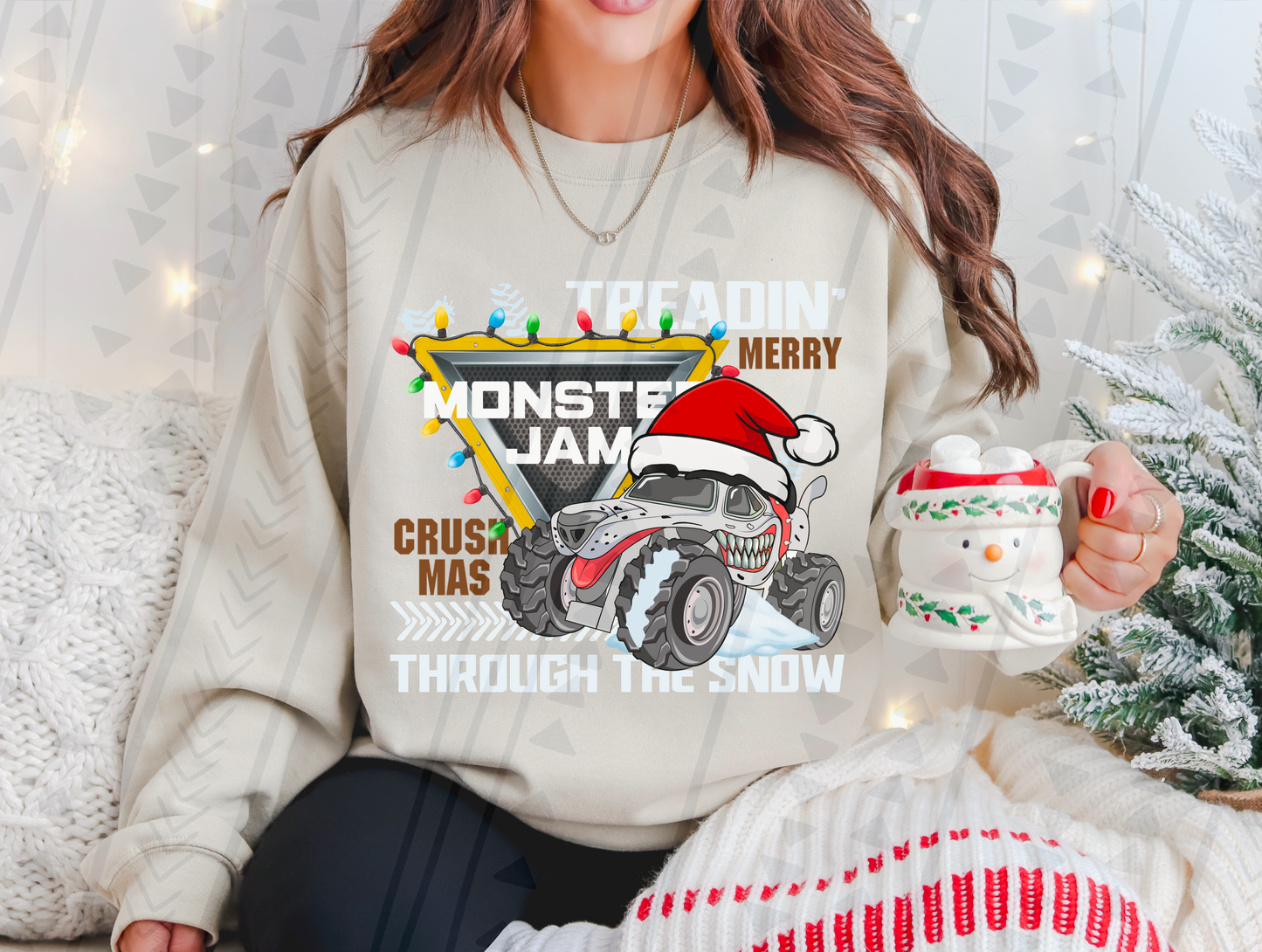 Treadin Through the Snow MJ DTF Transfer