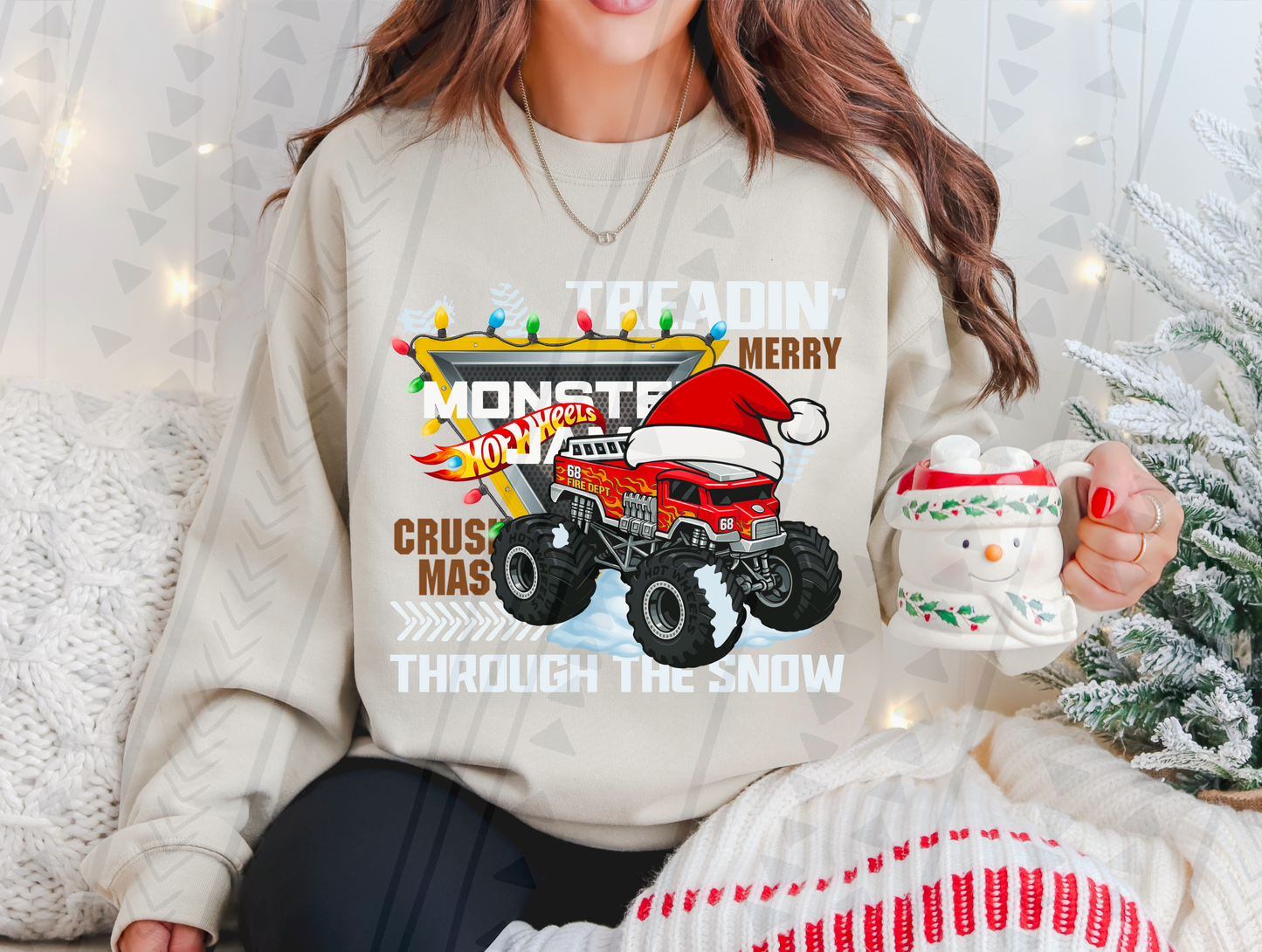 Treadin Through the Snow MJ DTF Transfer