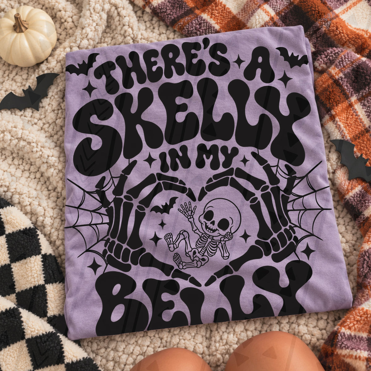 Skelly in my Belly DTF Transfer