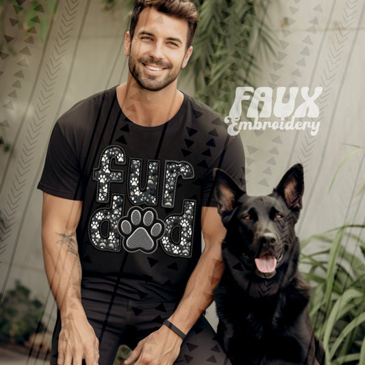 Fur Dad DTF Transfer