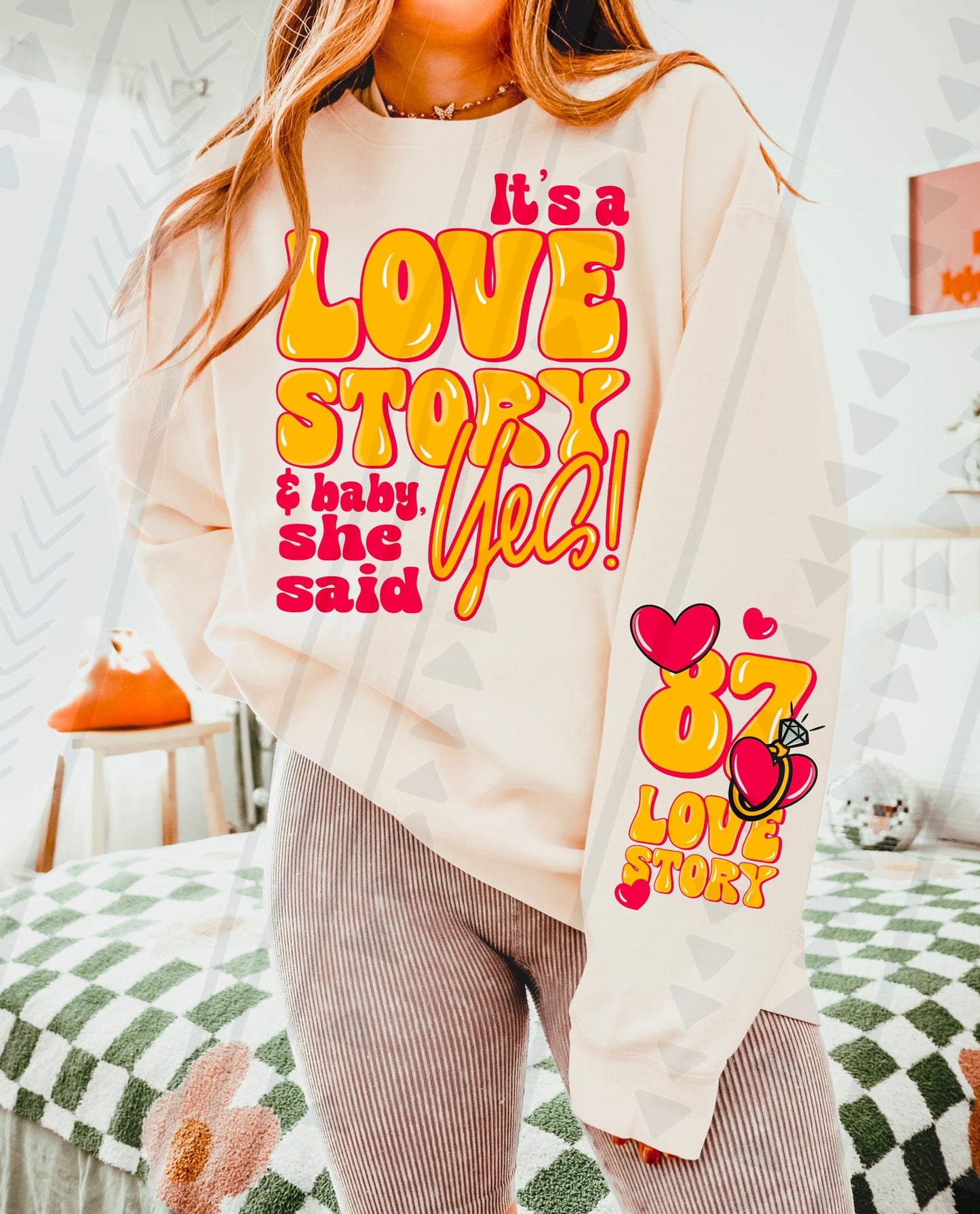 Love Story 87 DTF Transfer