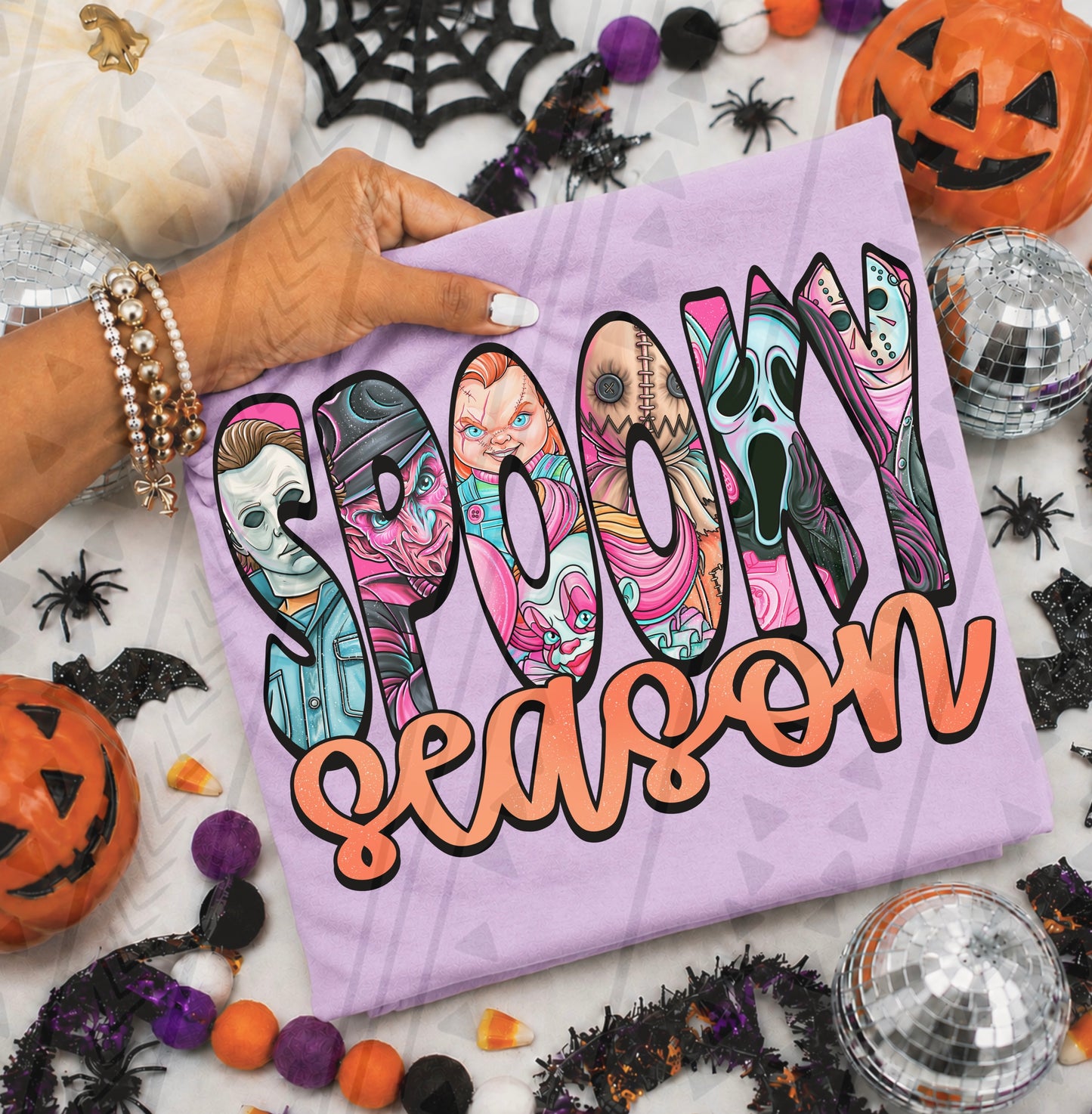 Spooky Season Horror DTF Transfer