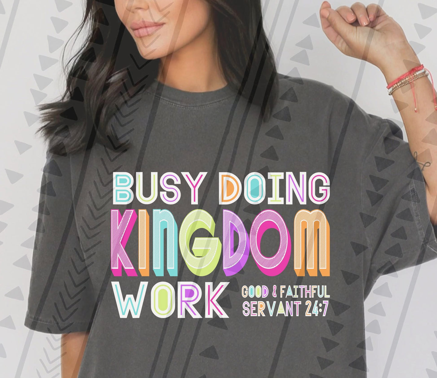 Kingdom Work DTF Transfer