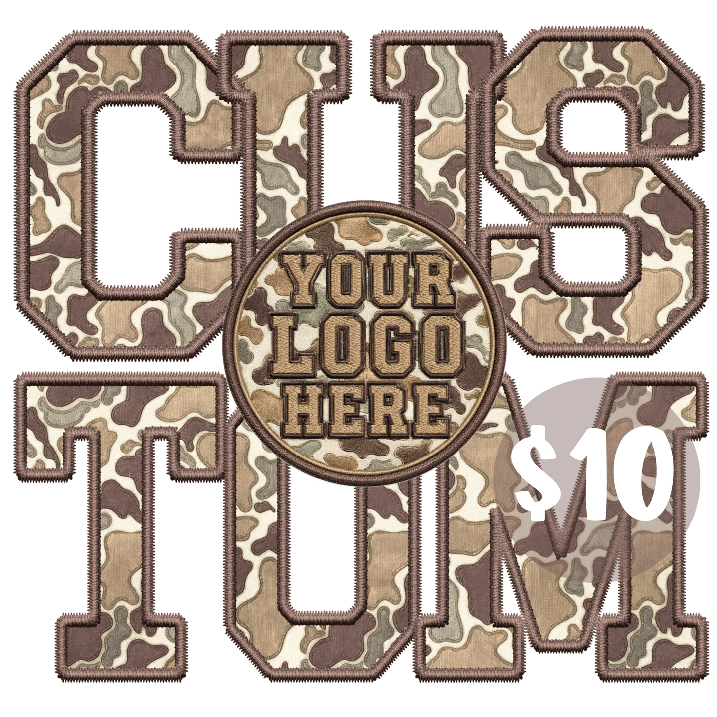 Custom Camo Mascot