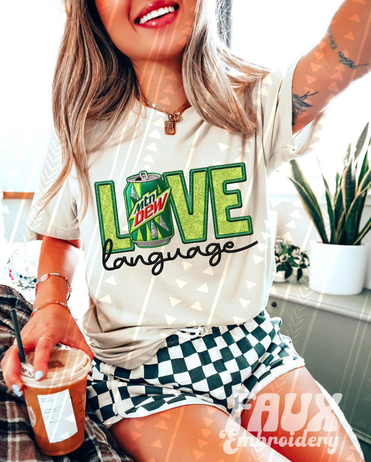 Love Language - Mtn Dew DTF Transfer