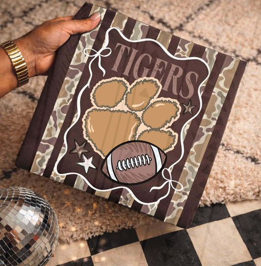 Camo Tigers DTF Transfer