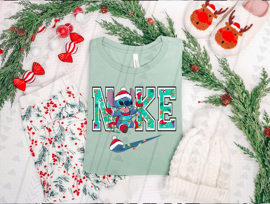 Christmas Stitch Swoosh DTF Transfer