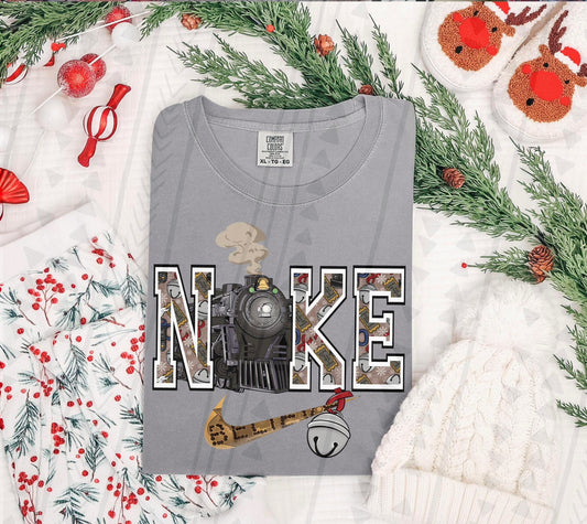 Polar Express Swoosh DTF Transfer