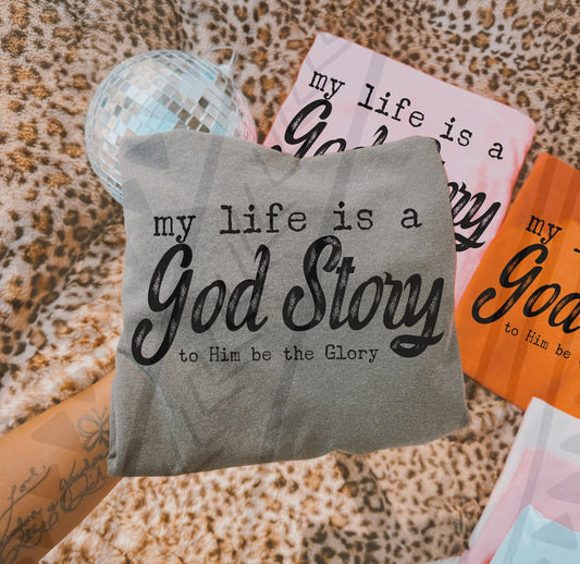 God Story DTF Transfer