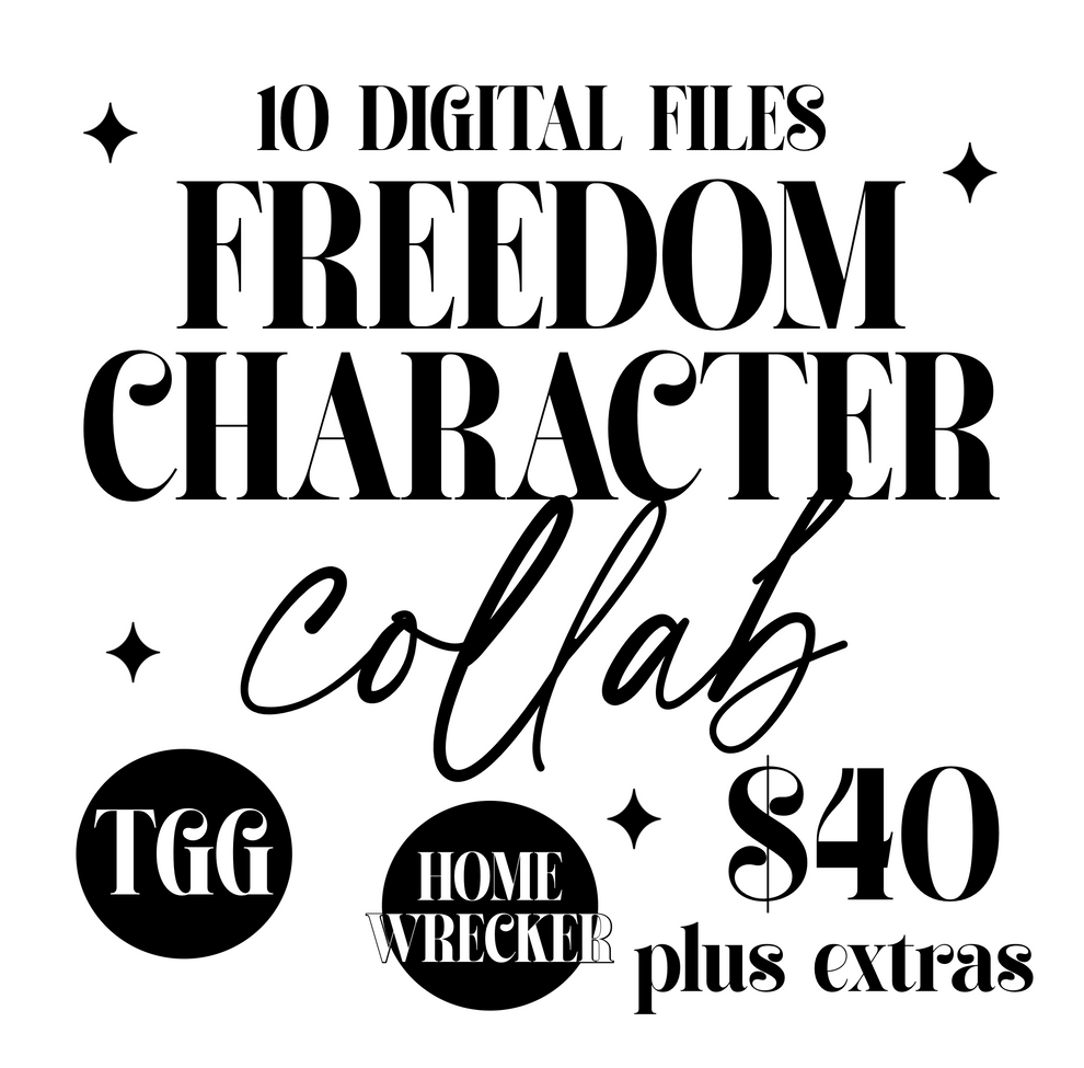 Freedom Character Collab – Three Girls Grace