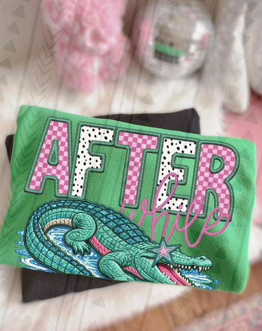 After While Crocodile DTF Transfer