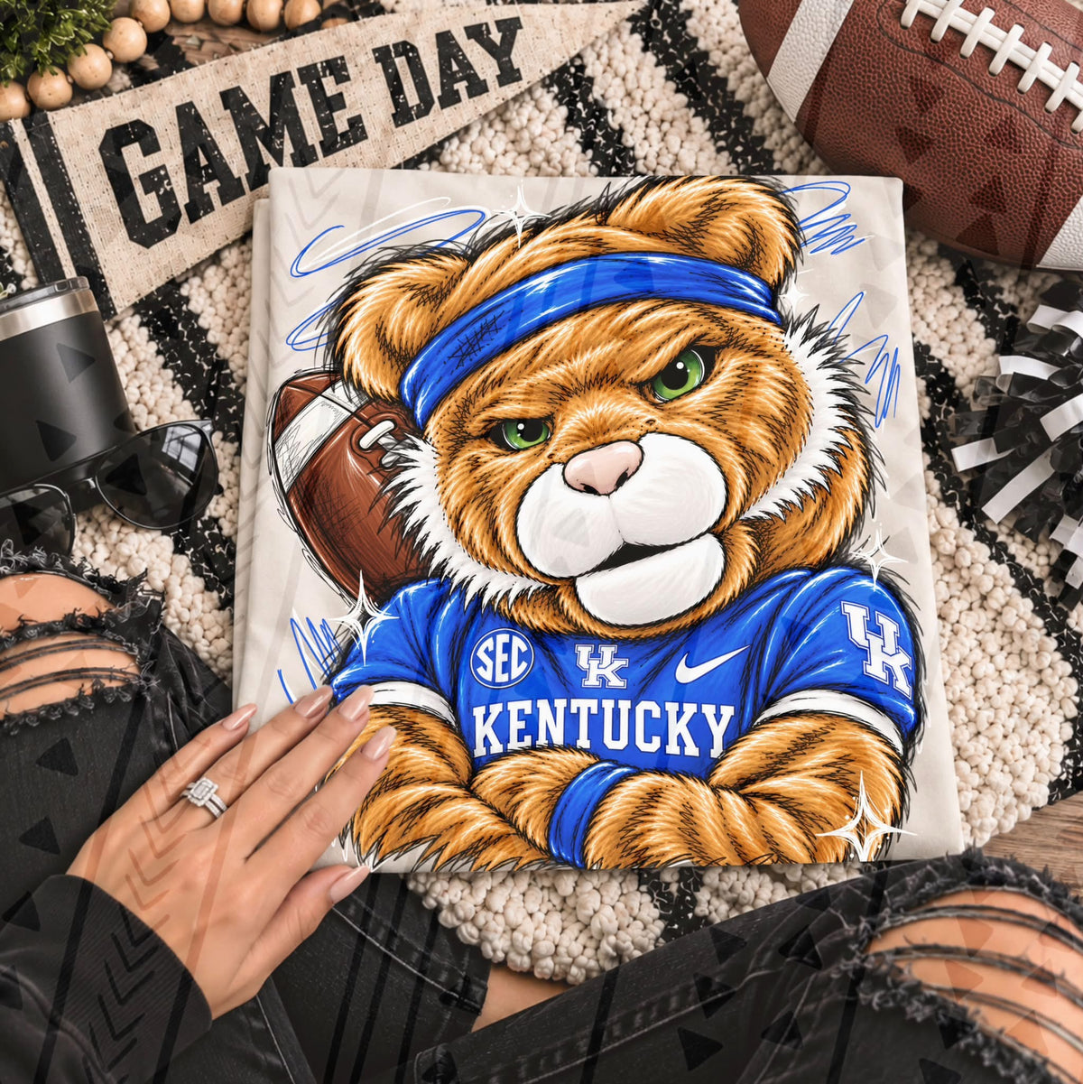UK Wildcats Sketch DTF Transfer