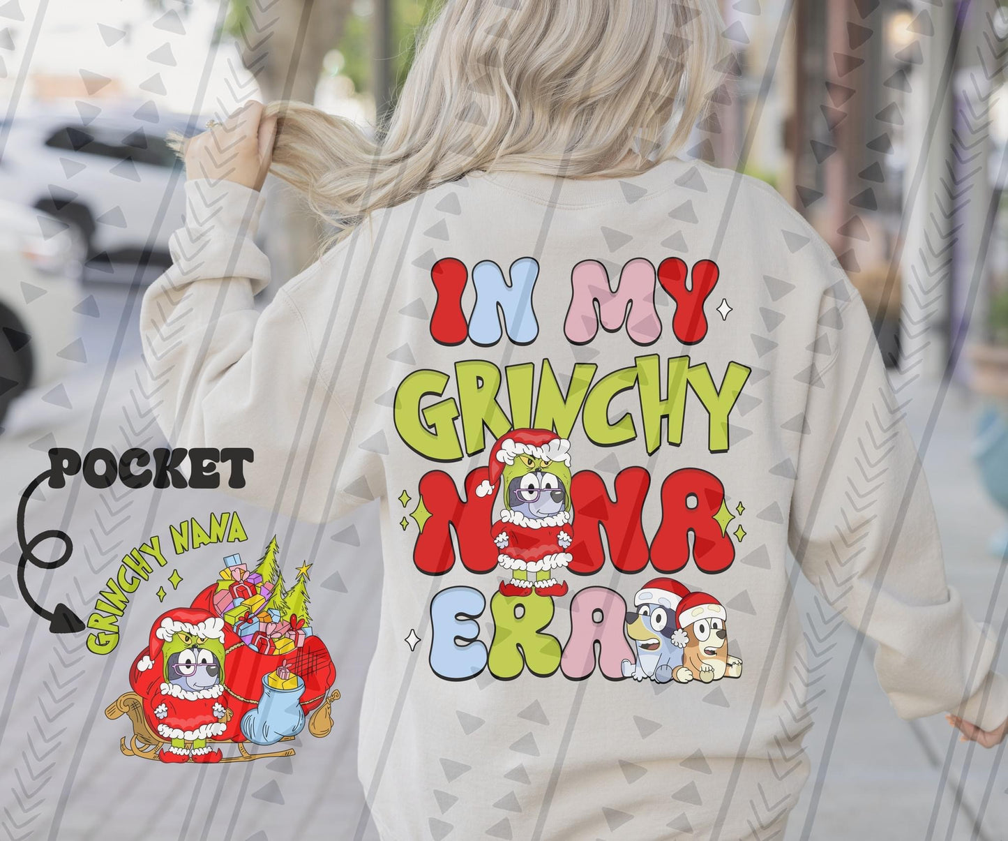 BD Grinchy Nana Era DTF Transfer