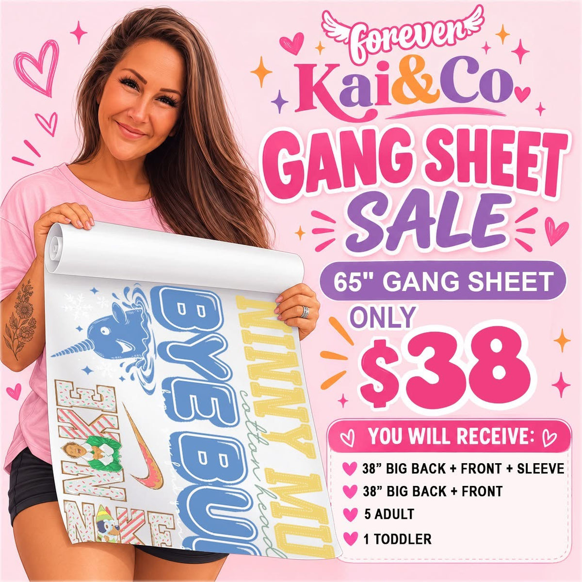 Big Back Gang Sheet ELF