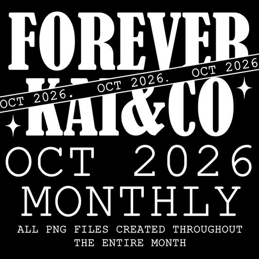 October 2026 Monthly Drive